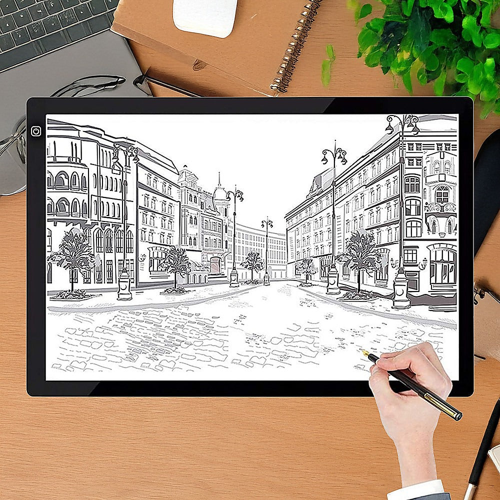 A2 LED Light Box Tracing Board Art Design Stencil Tattoo Copy Drawing Pad 7