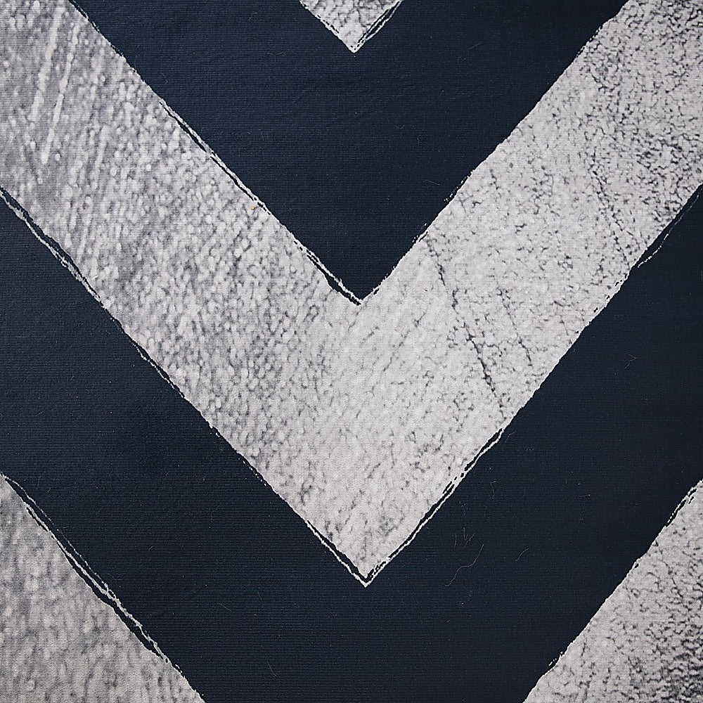 200x300cm Large Floor Blue Chevron Stripes Rug – Modern Area Carpet for Bedroom, Living Room, Lounge or Home Décor Mat 4