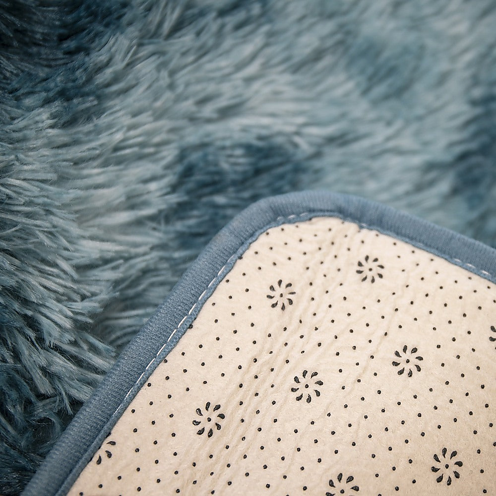 200x300cm Large Floor Soft Blue Fluffy Rug – Modern Area Carpet for Bedroom, Living Room, Lounge or Home Décor Mat 5