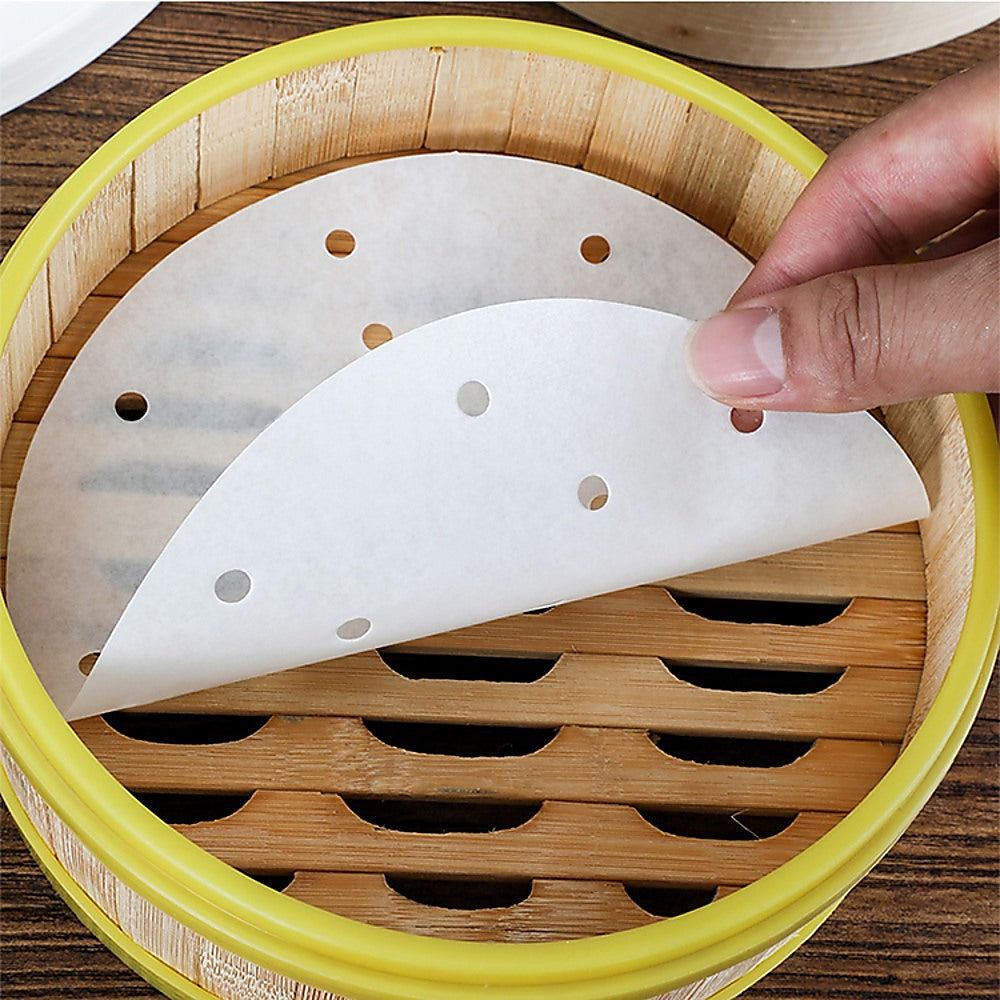 500pcs Patty Paper Baking Burger Wax Discs Nonstick BBQ Burger Paper 13cm 3