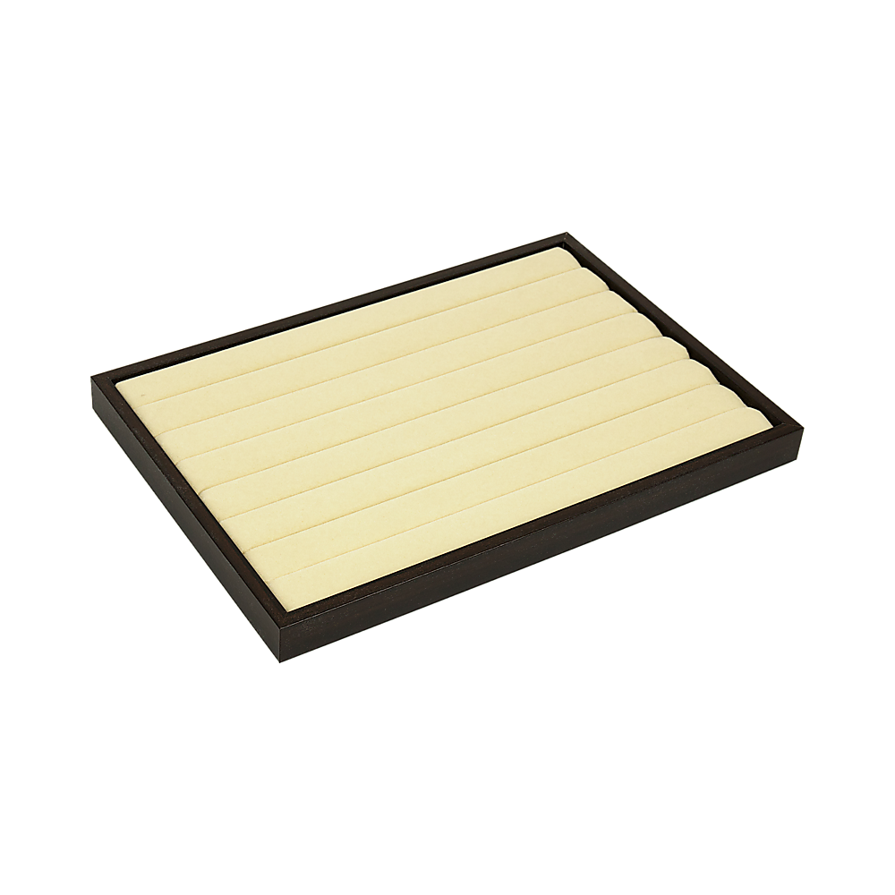 7 Slot Velvet Ring Earring Tray Storage Jewellery Display Display Stackable 7