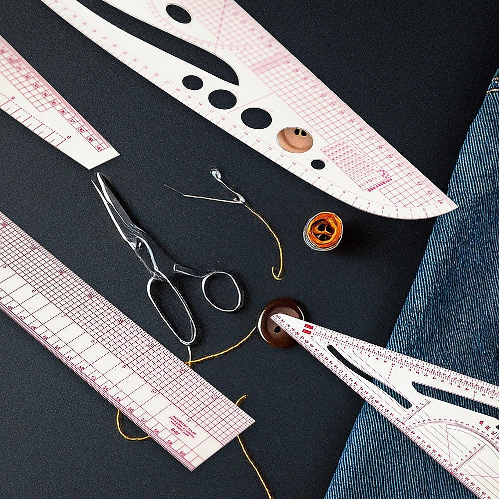 9pc French Curve Ruler Set DIY Sewing Pattern Measuring Tool for Dressmaker 7