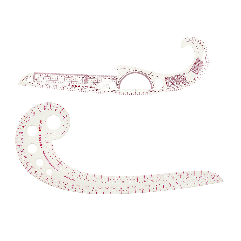9pc French Curve Ruler Set DIY Sewing Pattern Measuring Tool for Dressmaker 9