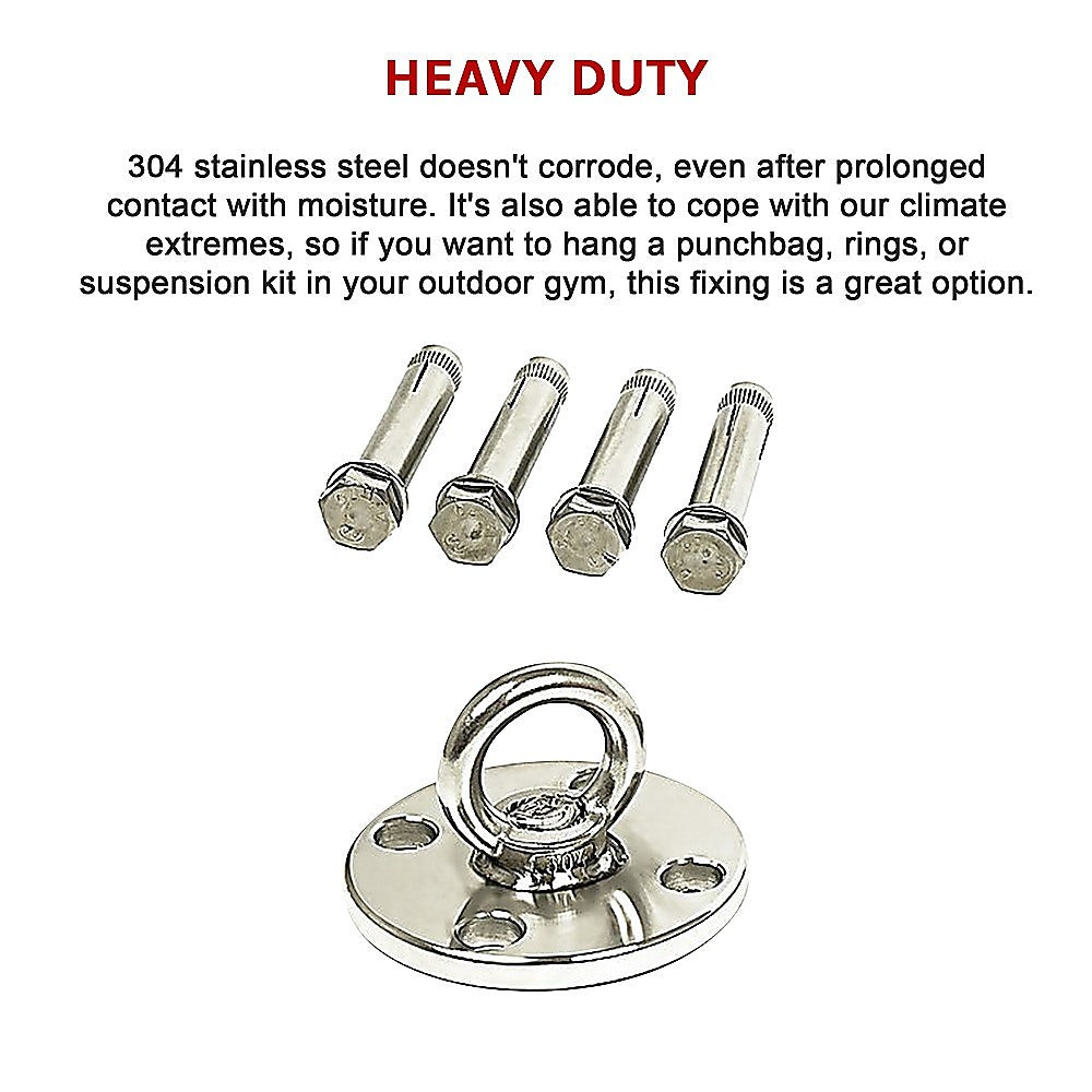 304 Stainless Steel Suspension Hook Wall Ceiling Mount Hanger Anchor Bracket 10