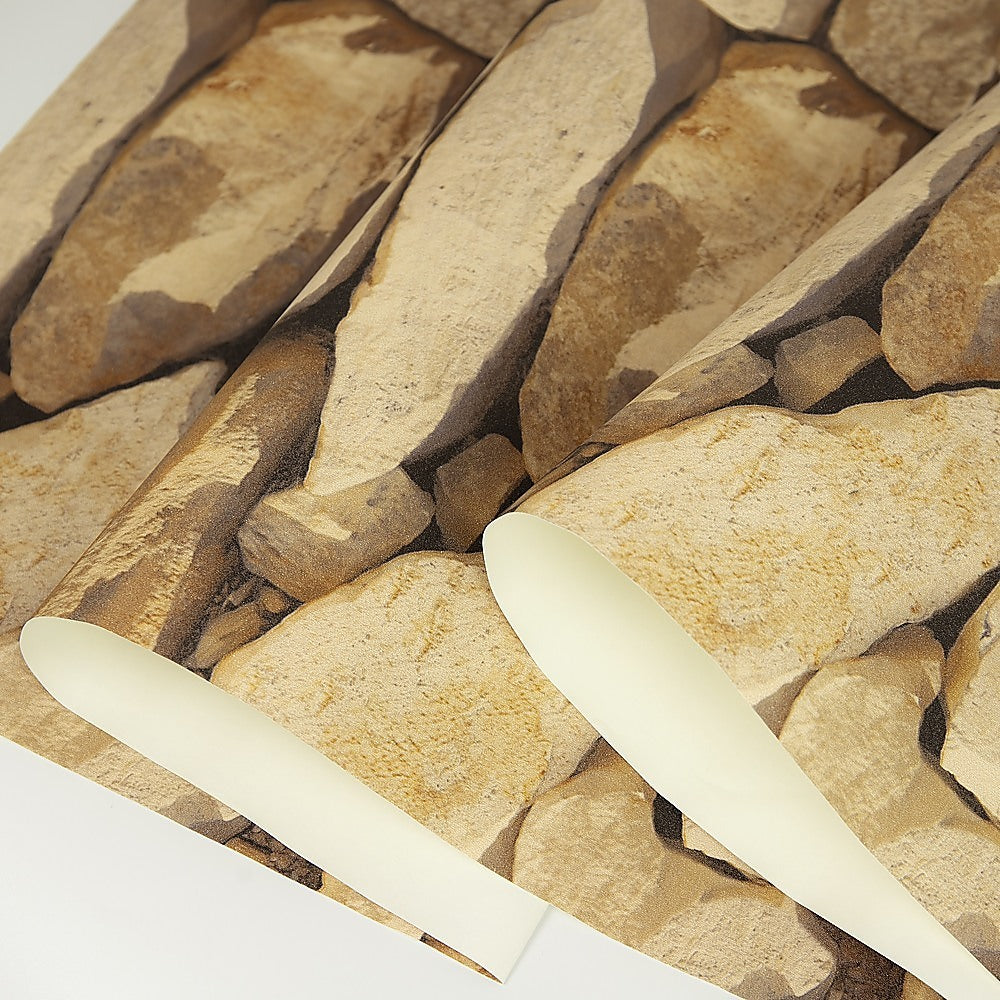 Rustic Rock Brick Wallpaper 3