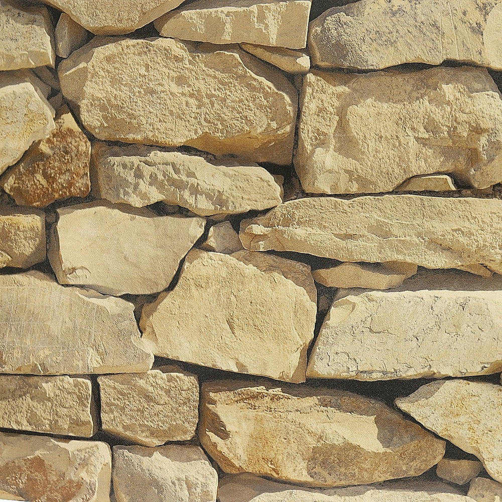 Rustic Rock Brick Wallpaper 7