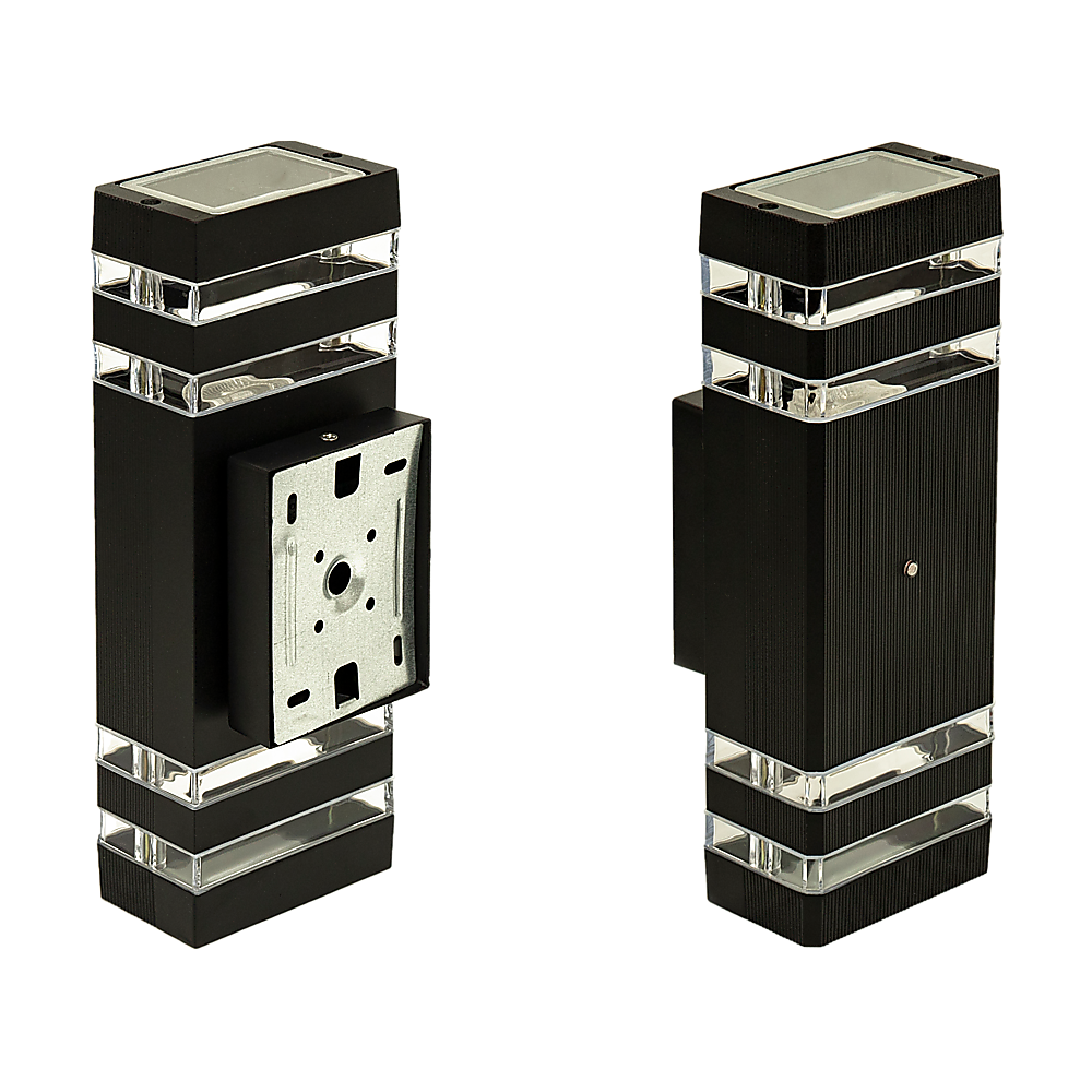 Modern 12" LED Up Down Wall Light dual Lamp Fixtures Outdoor Dusk to Dawn Sensor 5