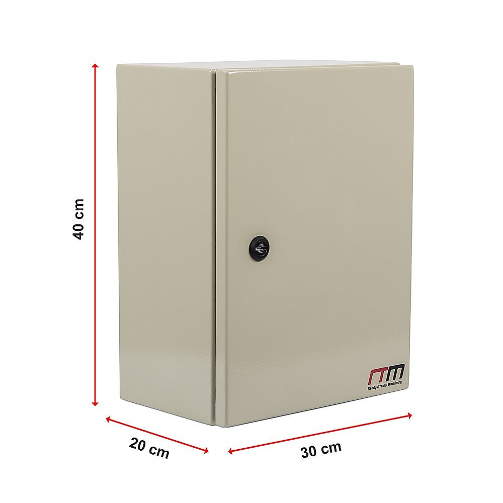 Carbon Steel Electrical Enclosure Box IP65 Wall Mount 400 x 300 x 200 mm 15