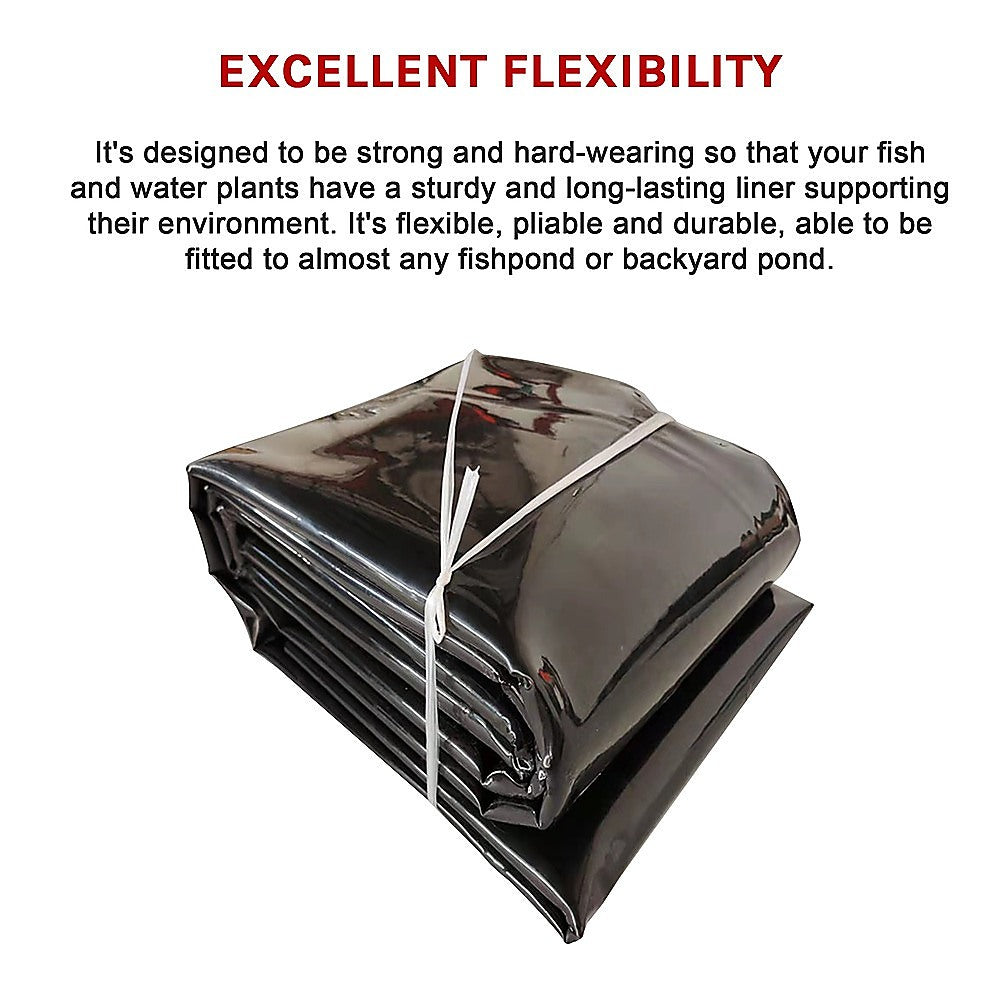 Fish Pond Liner 3 x 4.6m x 0.5mm Garden Pool Membrane Reinforced 13