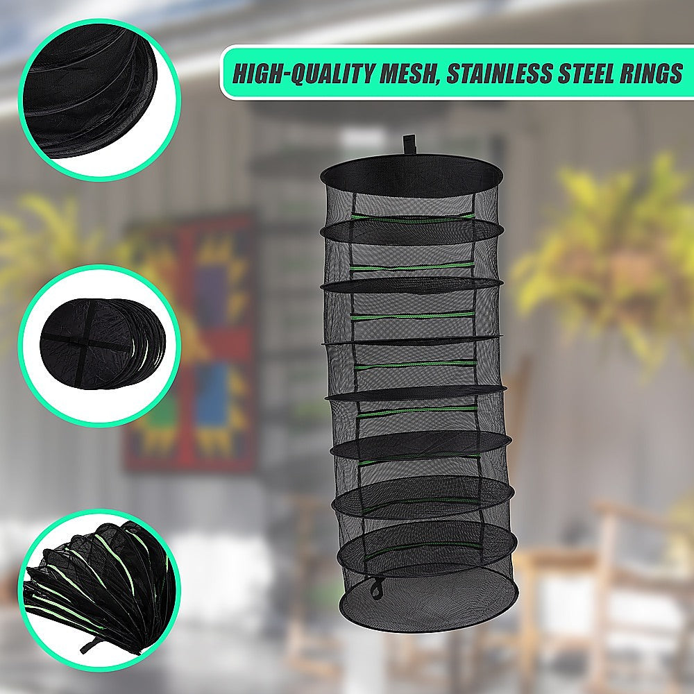 Herb Drying Rack Net 8 Layer Dryer Mesh Hanging Dryer Rack Zipper Dry Rack 10