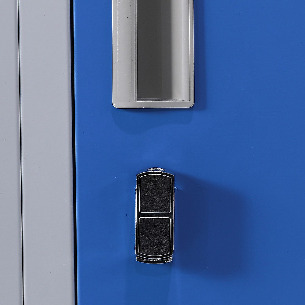 12-Door Locker for Office Gym Shed School Home Storage - Padlock-operated 8