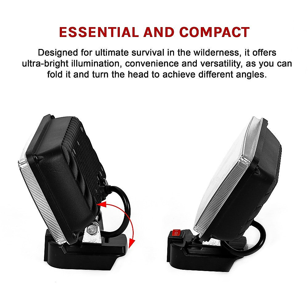 7" 18V Li-ion LED Work Light Torch Workshop Flashlights Camping for Makita Battery 7