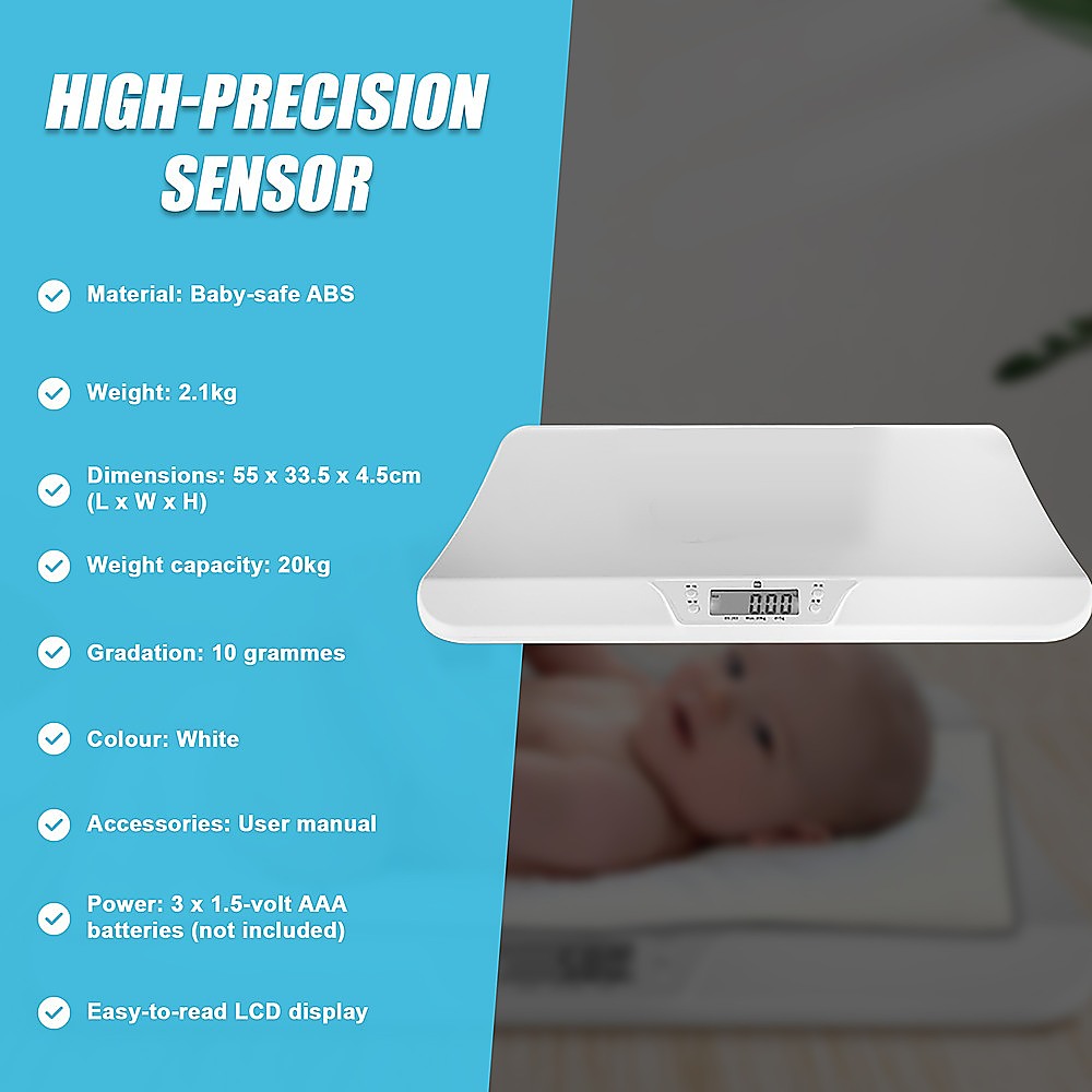 Electronic Digital Baby Scale Weight Scales Monitor Tracker Pet 9