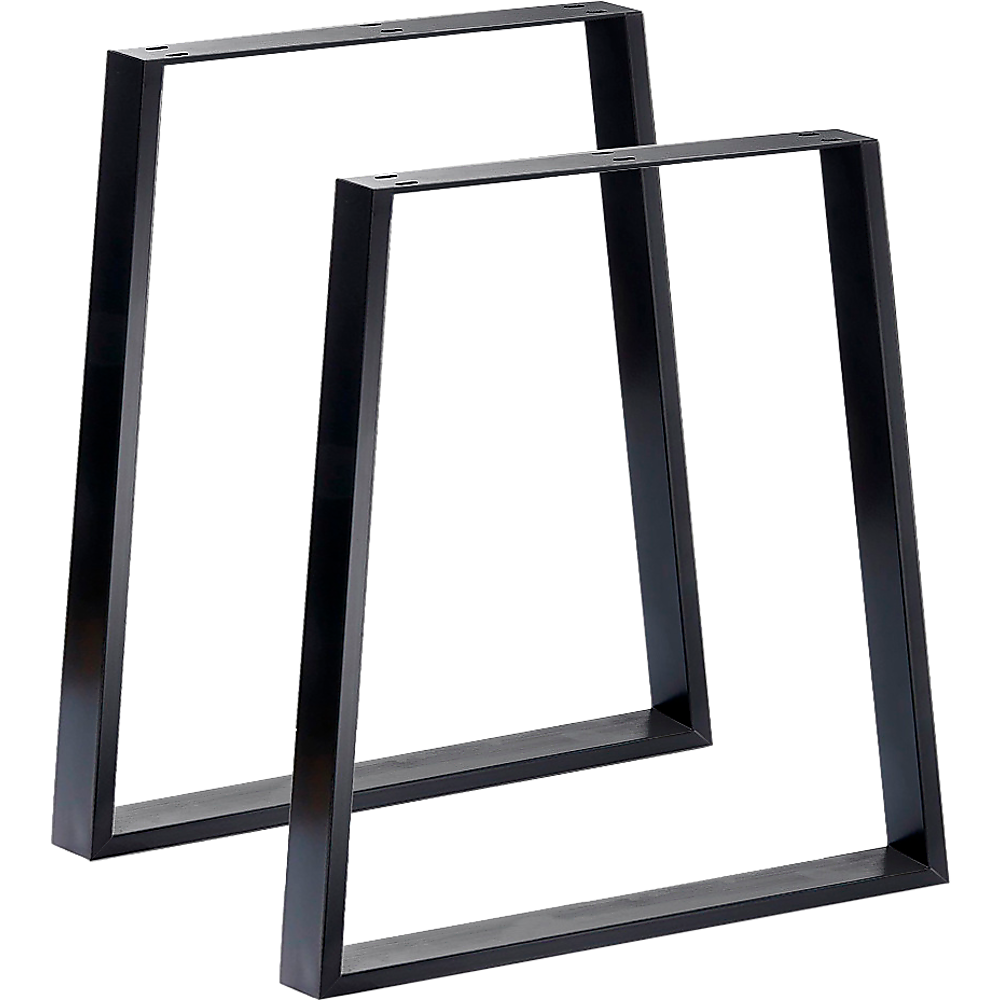 Trapezium Shaped Table Bench Desk Legs Retro Industrial Design Fully Welded 5
