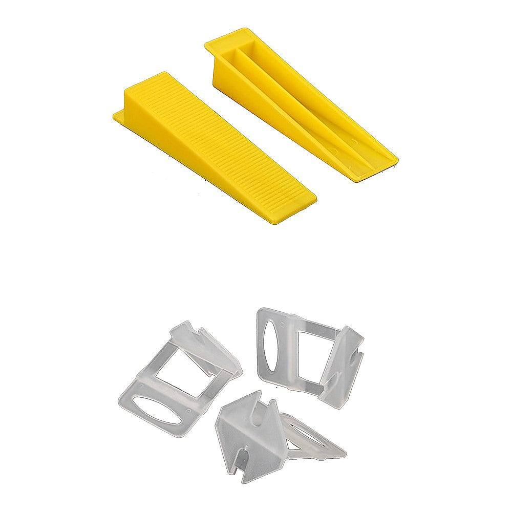 1000x Tile Leveling System Clips Levelling Spacer Tiling Tool Floor Wall 4