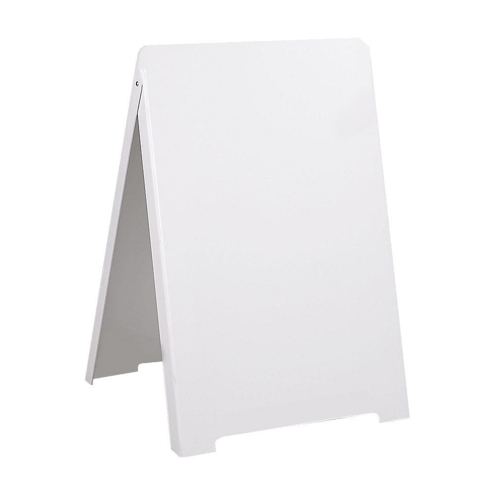 Double Side Sidewalk A-frame Sign Sandwich Board holds Graphic Plastic Panels 4