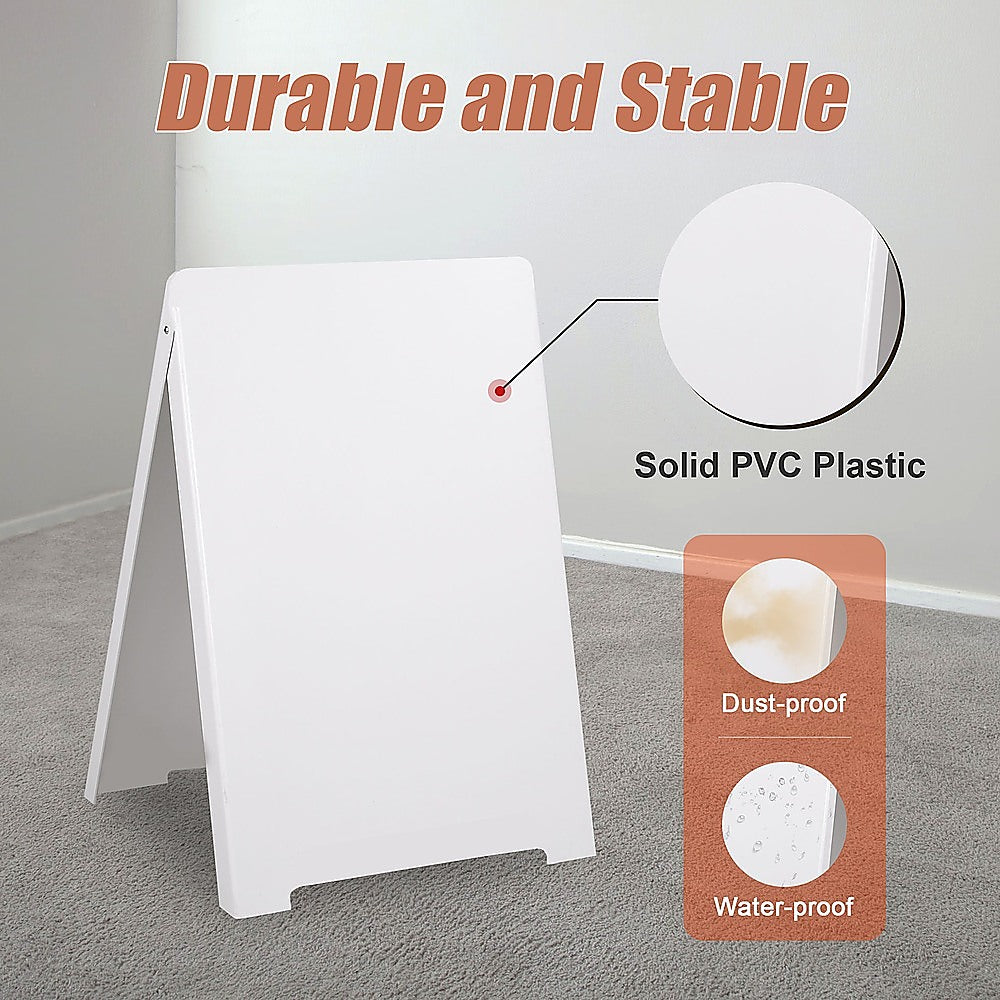 Double Side Sidewalk A-frame Sign Sandwich Board holds Graphic Plastic Panels 7