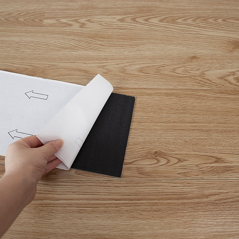 Vinyl Floor Tiles Self Adhesive Flooring Elm Wood Grain 16 Pack 2.3SQM 4