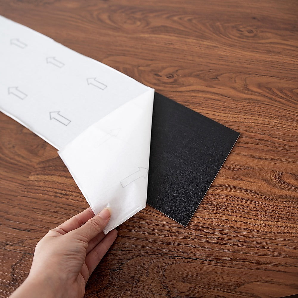 Vinyl Floor Tiles Self Adhesive Flooring Teak Wood Grain 16 Pack 2.3SQM 4