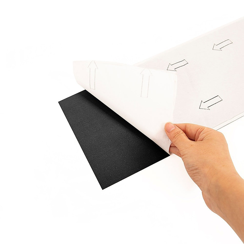 Vinyl Floor Tiles Self Adhesive Flooring Water Dyed Walnut Black Wood Grain 16 Pack 2.3SQM 5