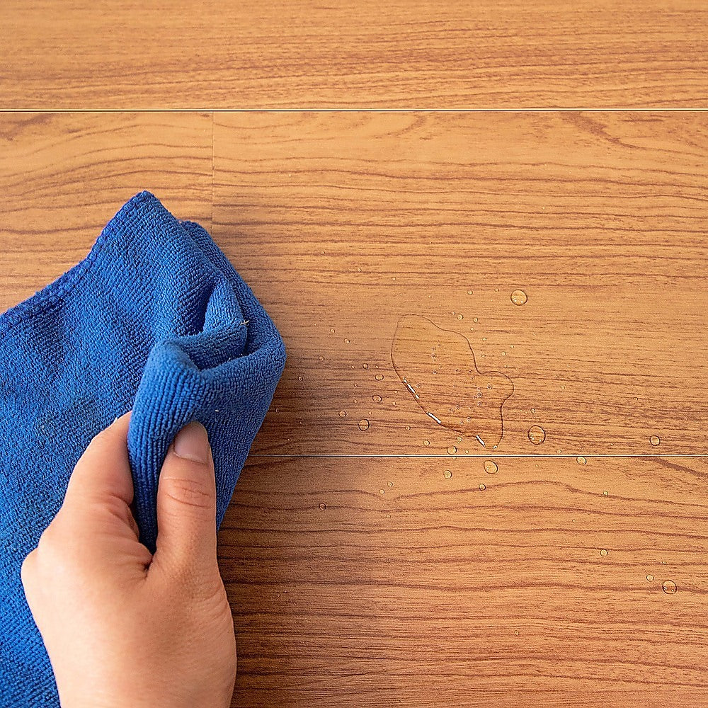 Vinyl Floor Tiles Self Adhesive Flooring African Mahogany Wood Grain 16 Pack 2.3SQM 3