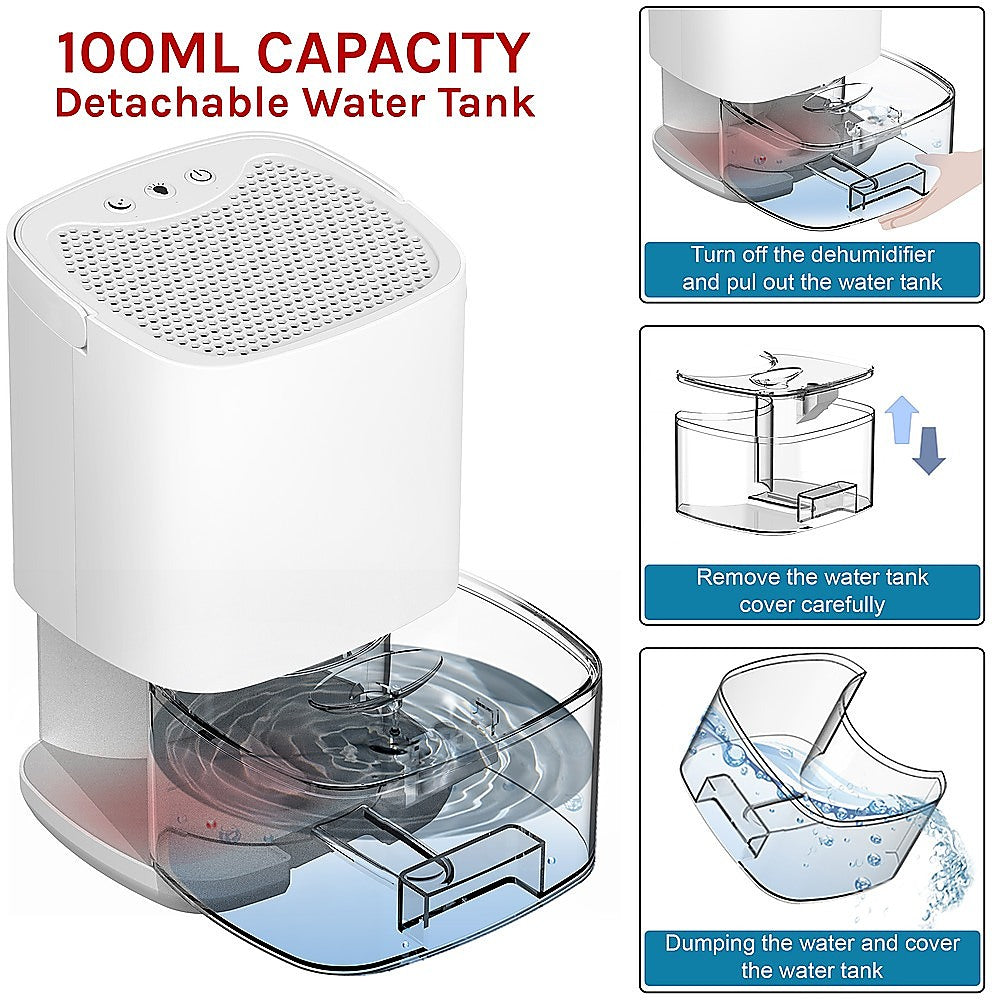 1000ML Mini Dehumidifier Portable Air Dryer Office Moisture Absorber Machine 6