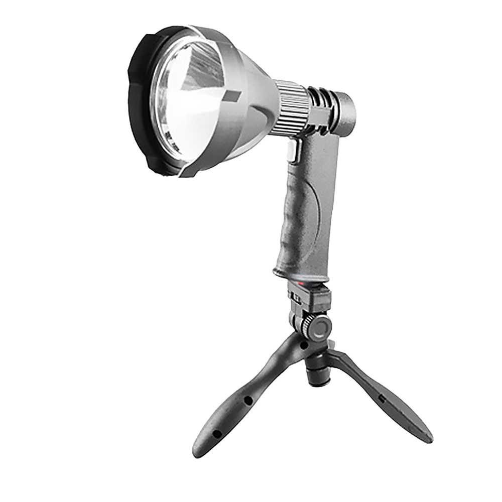 10W Handheld Spot Light Rechargeable LED Spotlight Hunting Shooting 12V 6