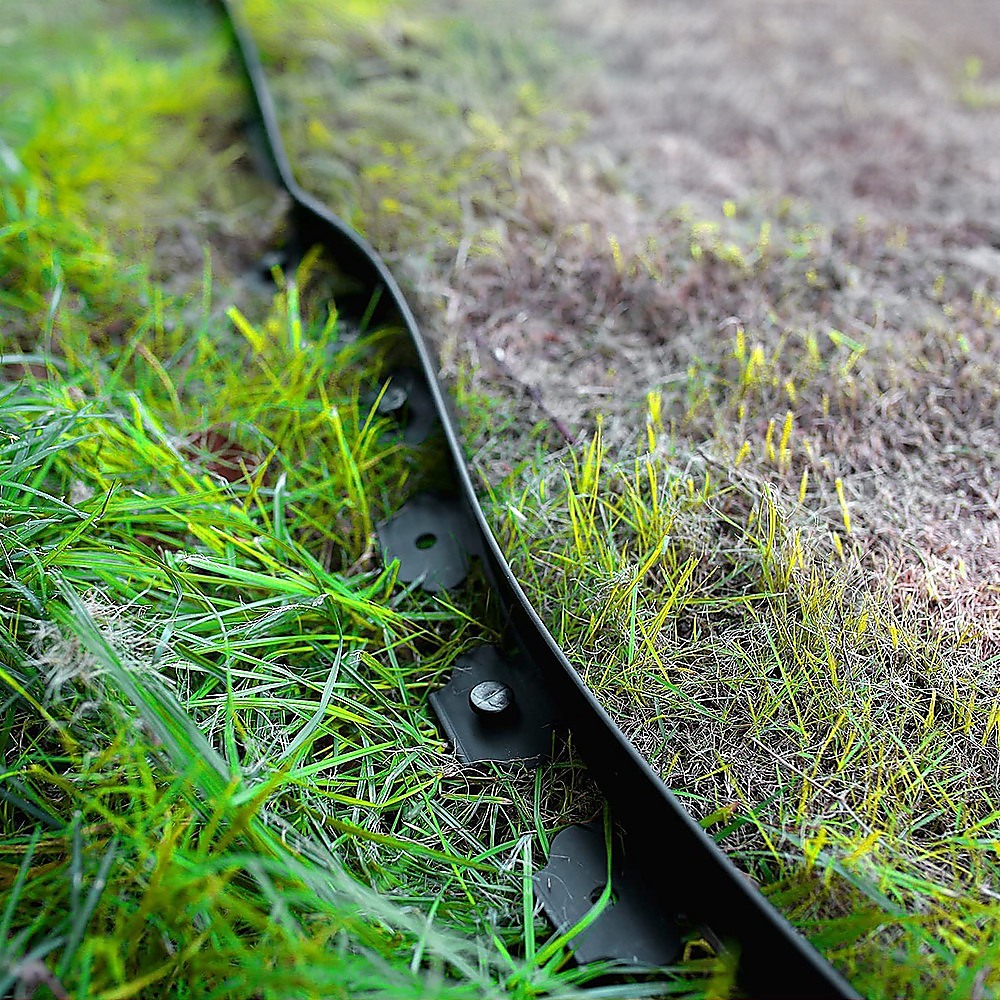 Landscape No Dig Lawn Garden Edging Kit 10m Flexible Durable Border Paver 5