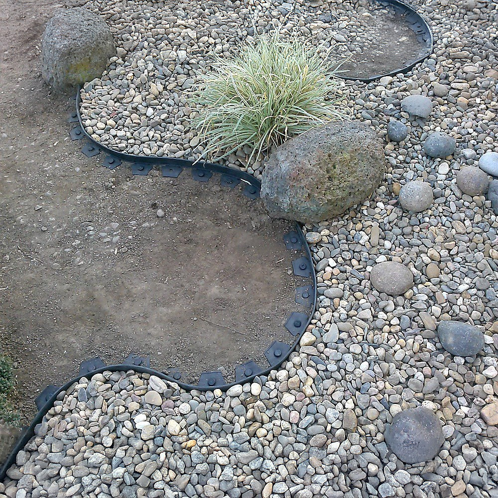 Landscape No Dig Lawn Garden Edging Kit 10m Flexible Durable Border Paver 6