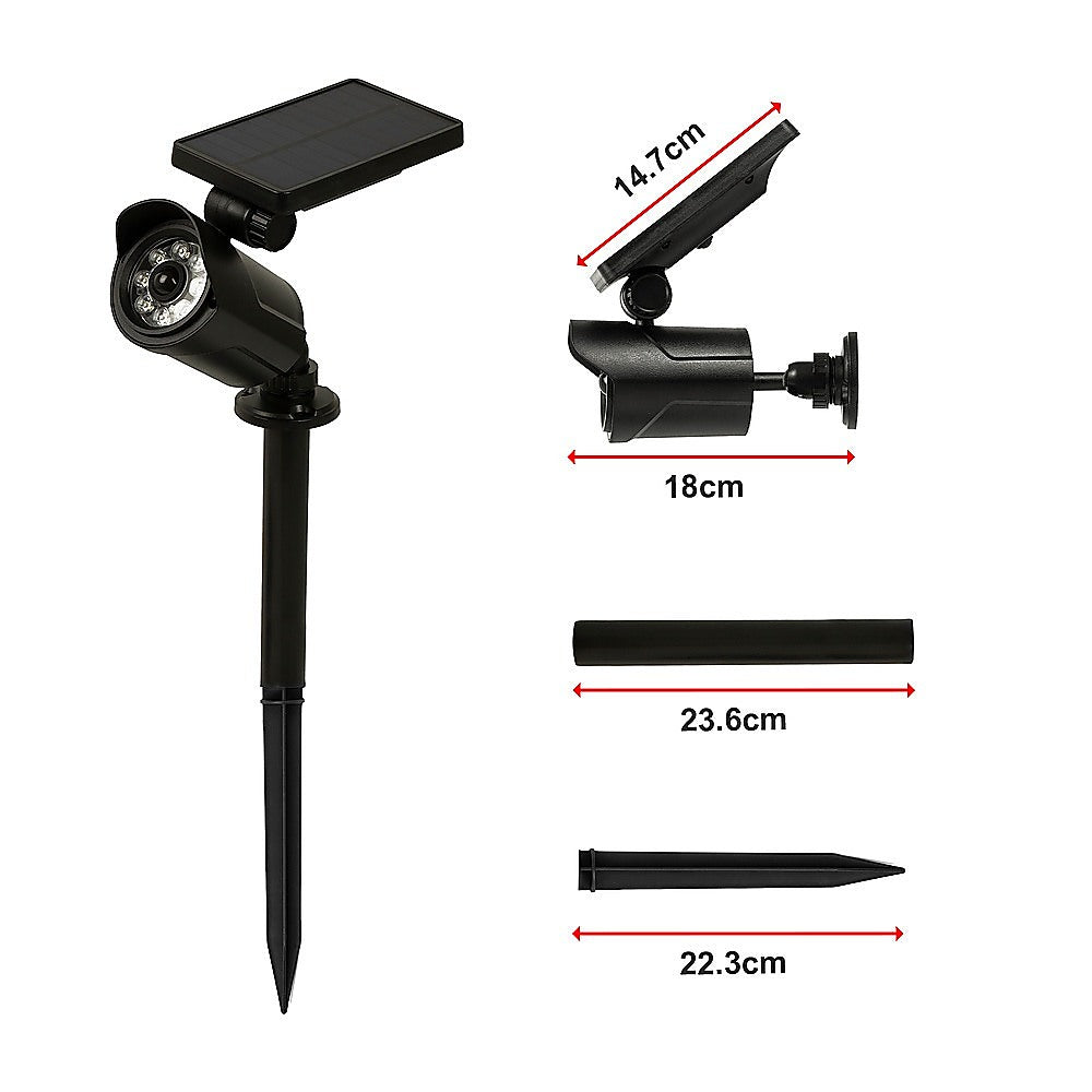 Solar LED Spotlight - Solar-powered motion-activated LED security light 9