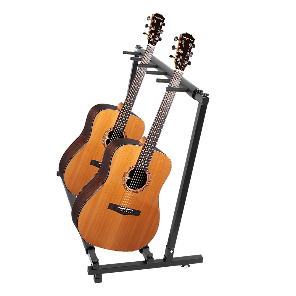 Guitar Stand 5 Holder Guitar Folding Stand Rack Band Stage Bass Acoustic Guitar 6