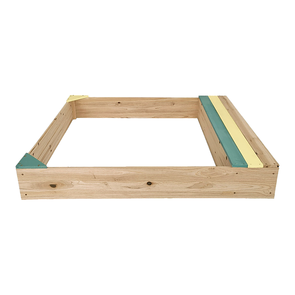 Wooden Kids Backyard Sandbox Children Outdoor Play Toy Sandpit 4