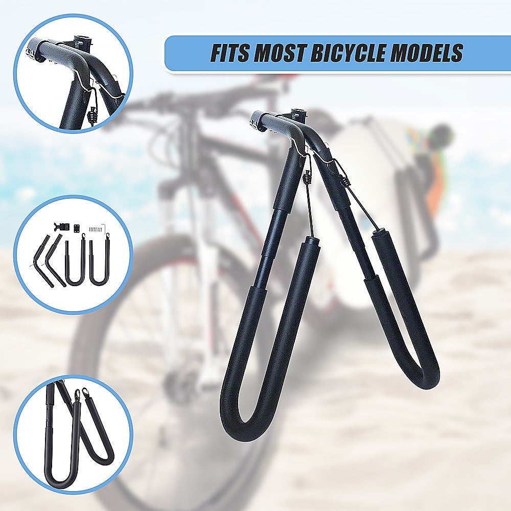 Adjustable Surfboard Skimboard Bicycle Bike Rack Carrier 8