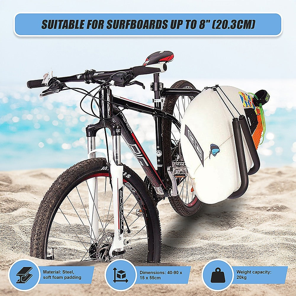 Adjustable Surfboard Skimboard Bicycle Bike Rack Carrier 9
