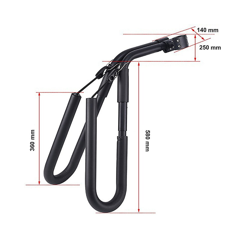 Adjustable Surfboard Skimboard Bicycle Bike Rack Carrier 12