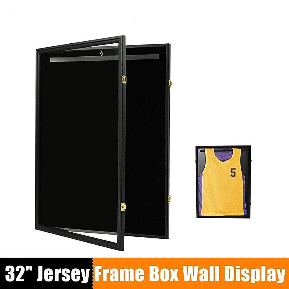 Wall Display/Case Lockable Rack 80cm Football Basketball Jersey Storage Box 4