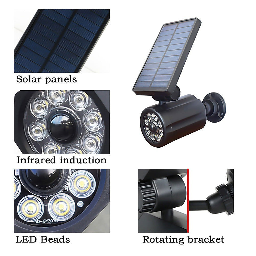 Solar LED Spotlight Motion Activated Security Light 4