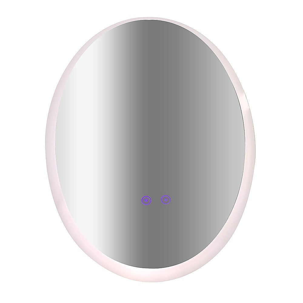 Oval Mirror LED Anti-Fog Illuminated Bathroom Living Room 6