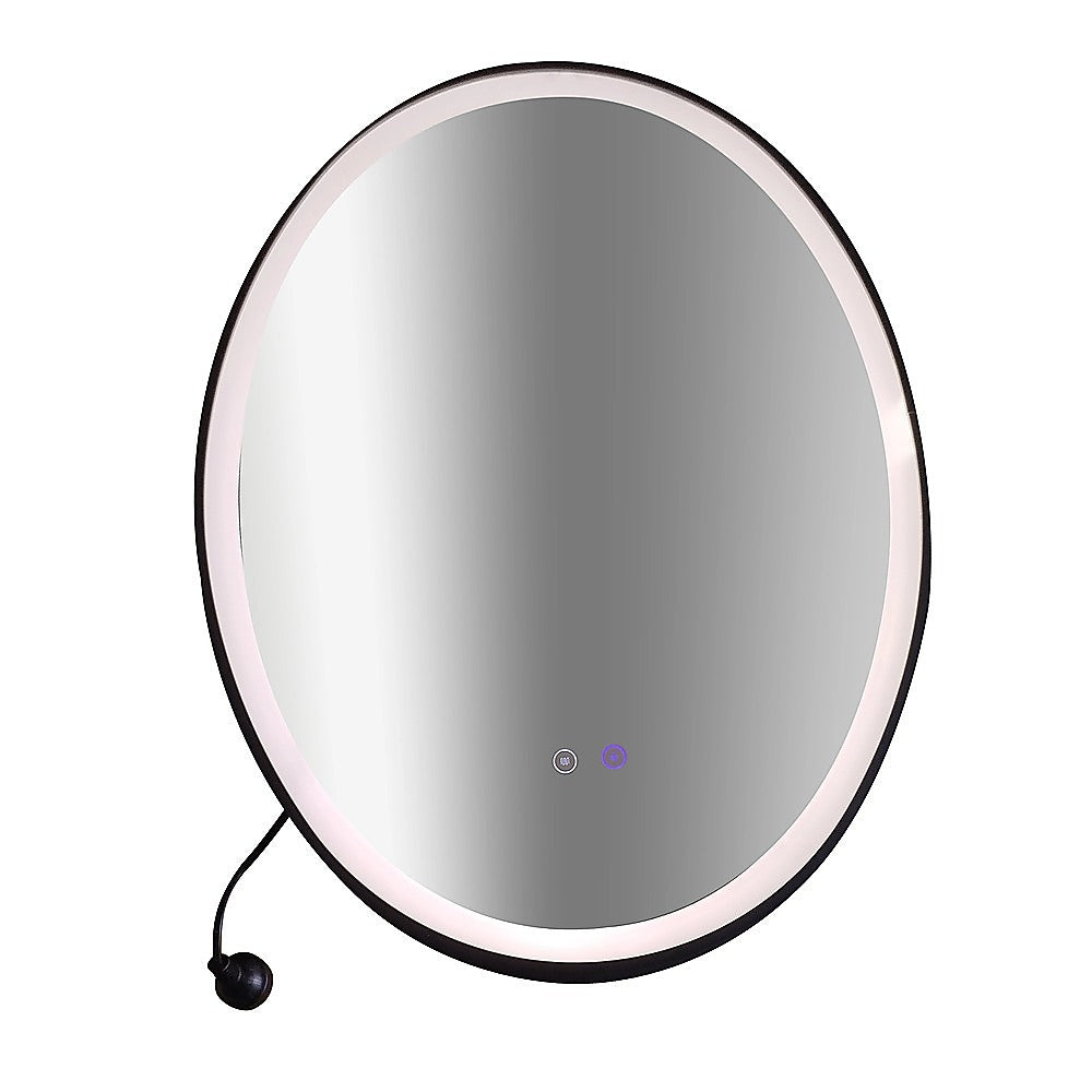 Oval Mirror LED Anti-Fog Illuminated Bathroom Living Room 6