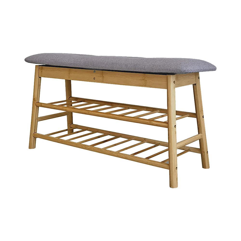 Shoe Stool Storage Rack Cabinet Multifunctional Space Saving 6