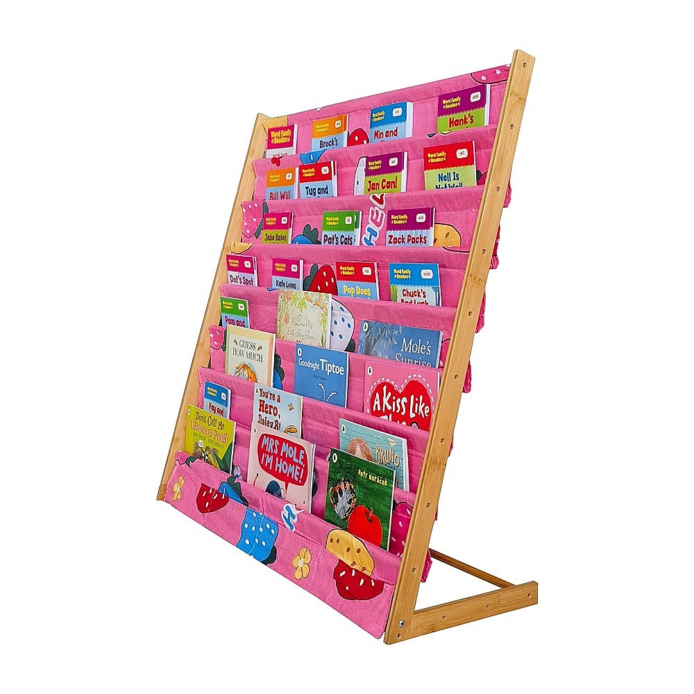 Children's Bookshelf Bookcase Magazine Rack Home Storage 4