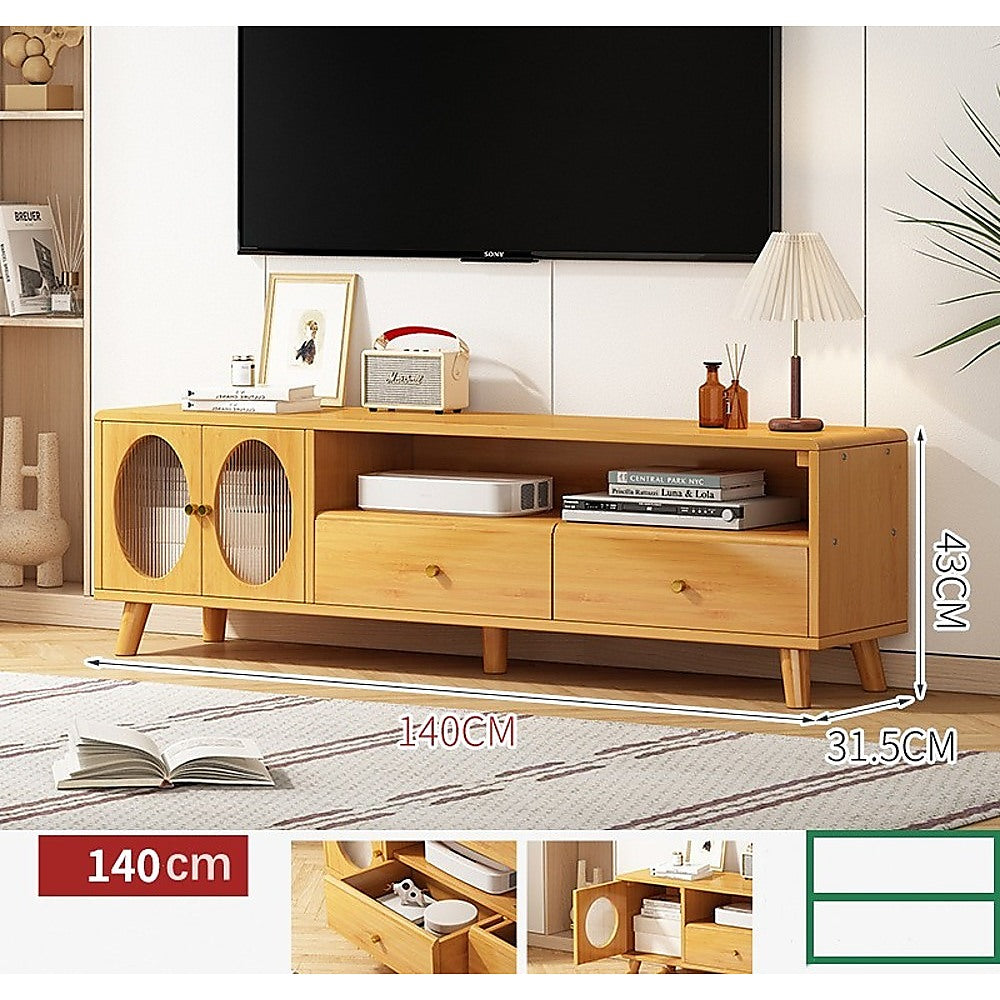 Modern TV Cabinet Entertainment Unit Stand Storage 6