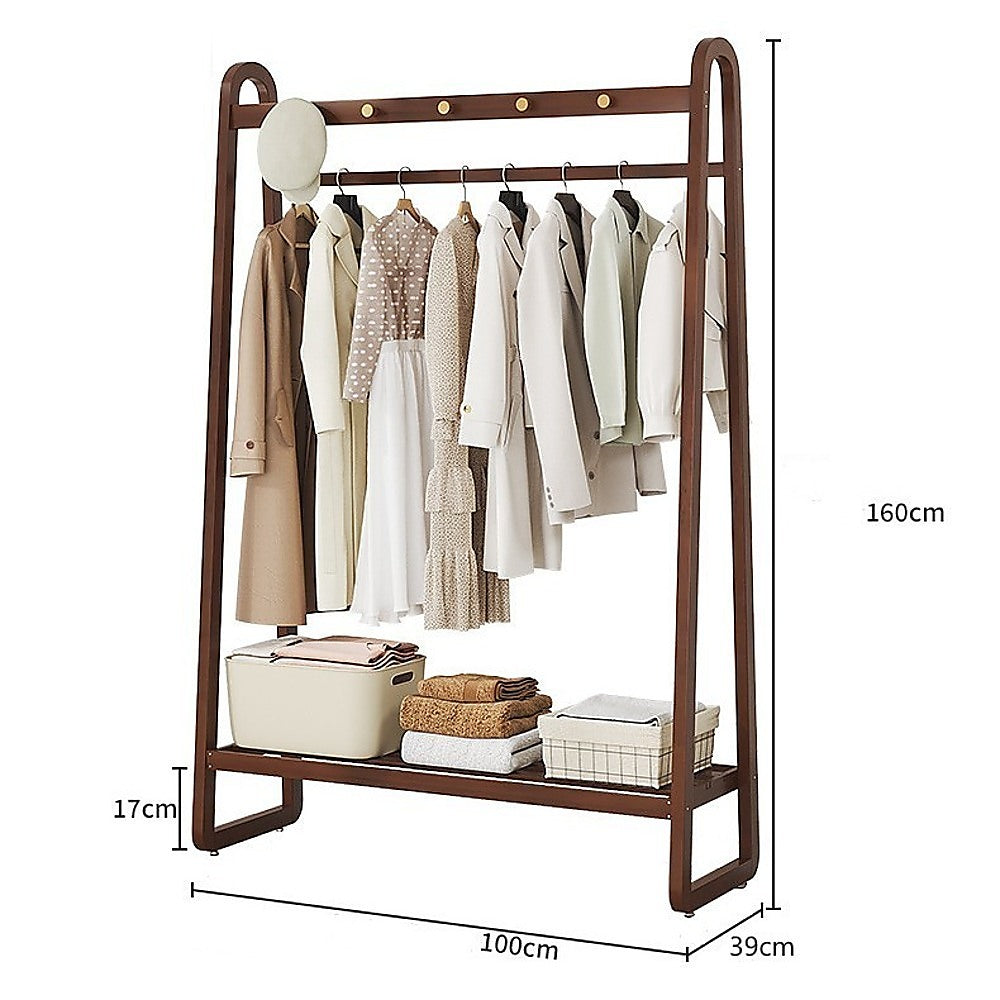 160x100cm Clothes Rack Slim Stylish Space Saving 4