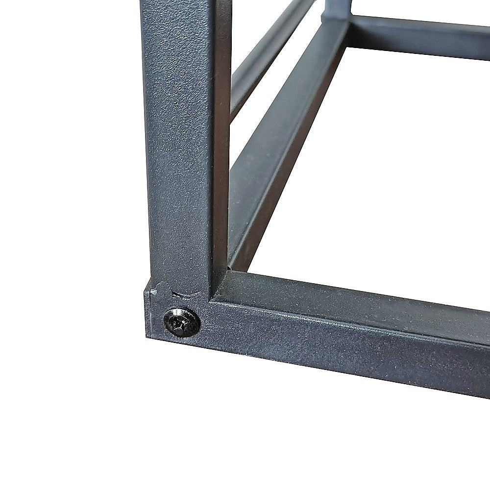 Sofa Side End Table Wooden Shelf Couch Living Nightstand 5