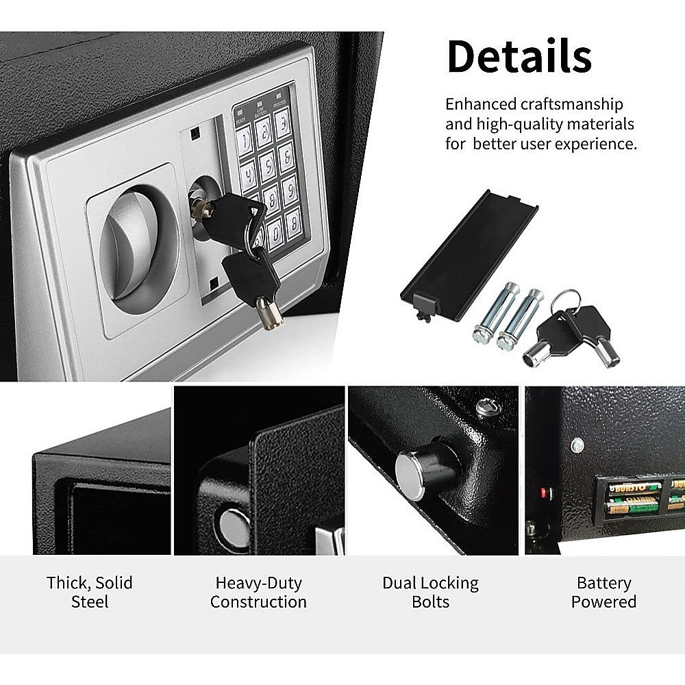 Safe Security Box Electronic Digital Lock 6