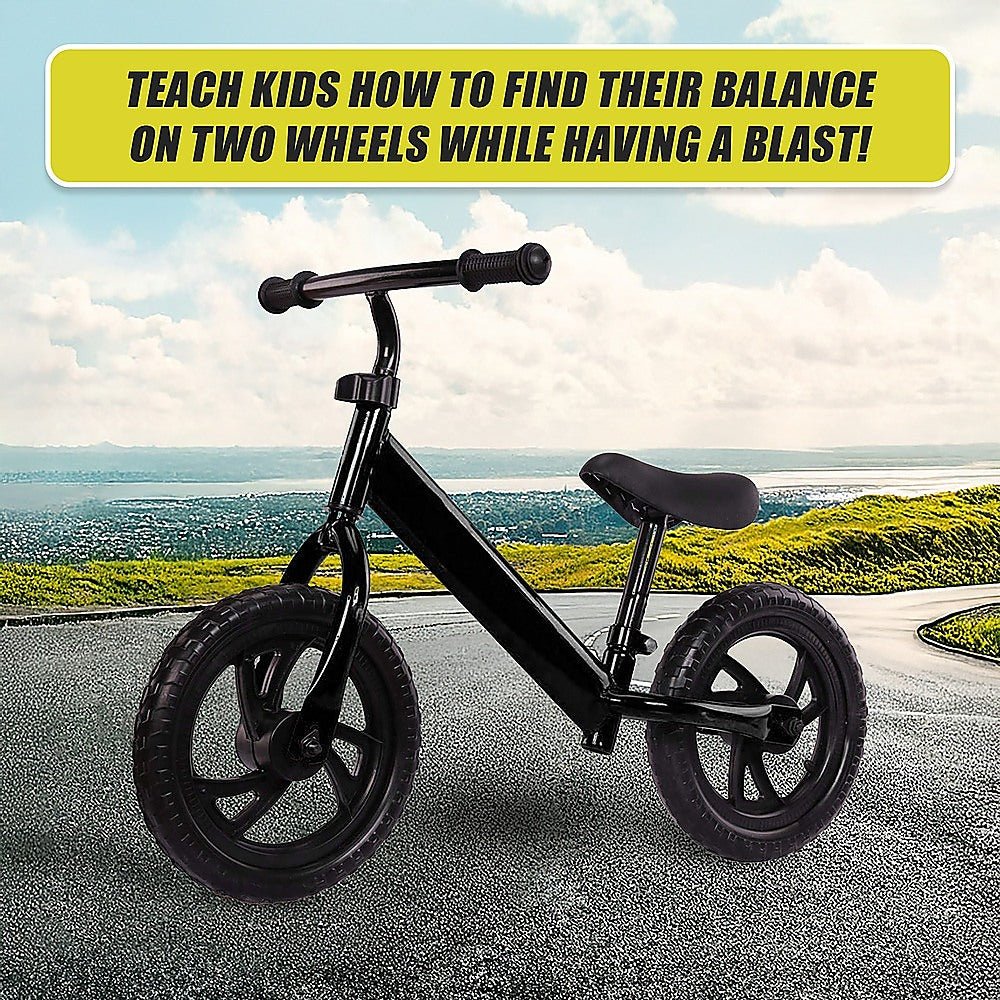 Kids Balance Bike Ride On Toys Push Bicycle Wheels 10