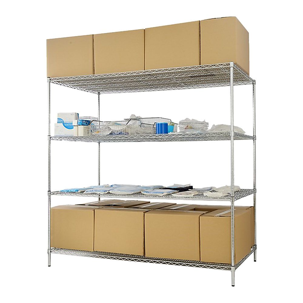 Modular Wire Storage Shelf 1500 x 600 x 1800mm Steel Shelving 5