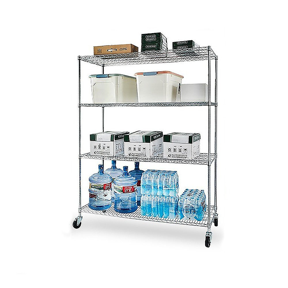 Modular Wire Storage Shelf 1500 x 350 x 1800mm Steel Shelving 8