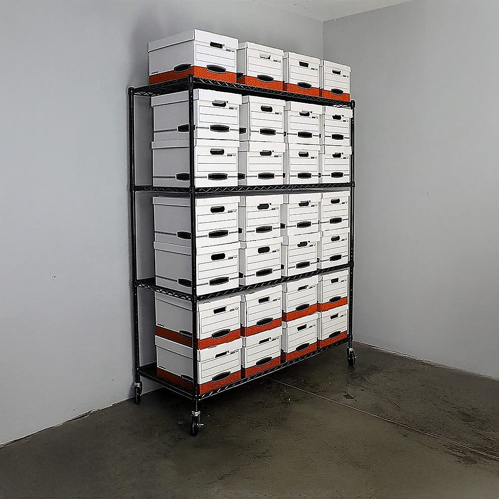 Modular Wire Storage Shelf 1500 x 350 x 1800mm Steel Shelving 6