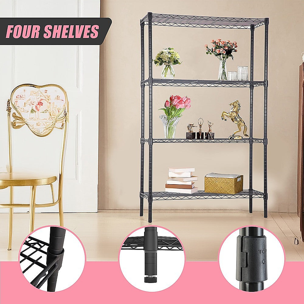 Modular Wire Storage Shelf 900 x 450 x 1800mm Steel Shelving 8